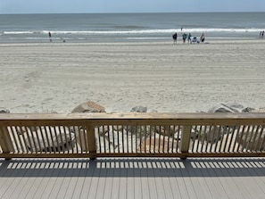 On the beach