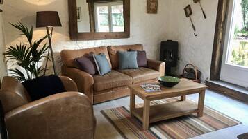 Smart TV, caminetto, lettore DVD, tavolo da ping pong