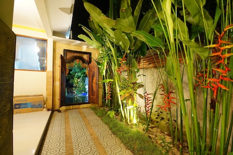 Entrada de la propiedad