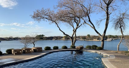 Lakefront property with pool and lighthouse with amazing views of the lake, .