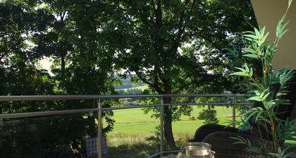 Holiday house with large garden and wonderful view