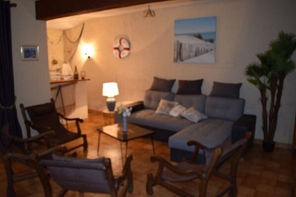 TV, DVD player, books