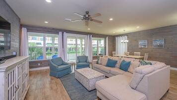 Smart TV, books, video library