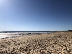 On the beach