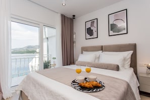 Comfort appartement (Yellow) | 1 slaapkamer, lakens van Egyptisch katoen, luxe beddengoed