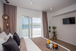 Deluxe appartement (Black) | Lakens van Egyptisch katoen, luxe beddengoed