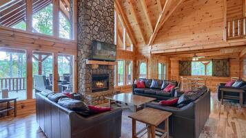 Smart-TV, Kamin, Videospiele, DVD-Player