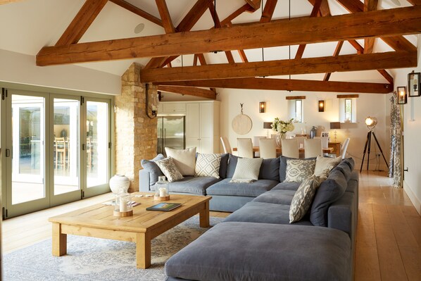 Smart-TV, Kamin, Netflix, DVD-Player