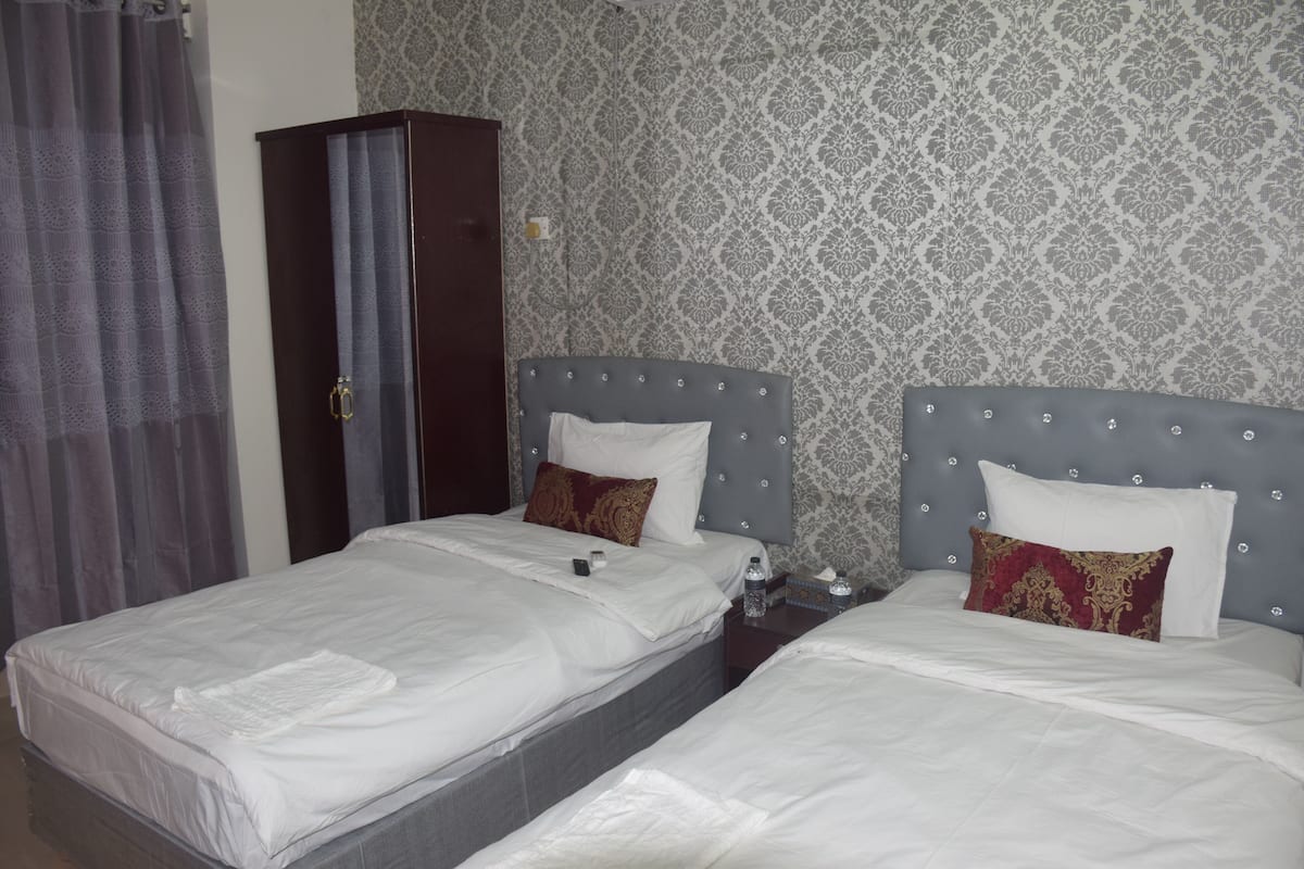 Habitación Deluxe con 2 camas individuales, 2 camas individuales, para fumadores, vista a la ciudad | Wifi gratis