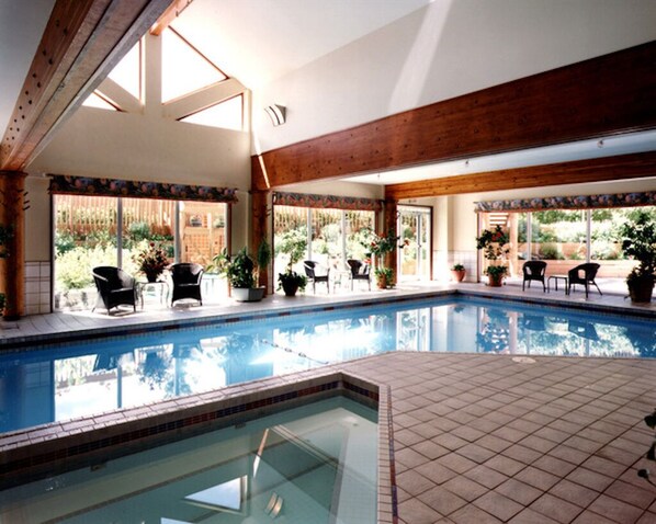 Indoor pool, a heated pool