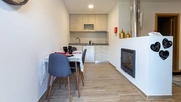 Casa, 1 habitación (Casa da Nora) | Cocineta privada | Frigobar, microondas y cafetera de espresso