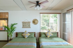 Departamento familiar, varias camas, para no fumadores, vista al jardín | 5 habitaciones y wifi gratis