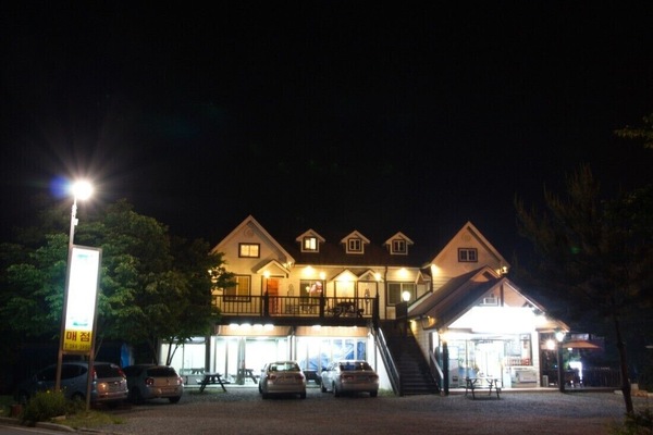 Front of property - evening/night