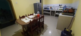 Servicio especial (cocina, lavadora y duchas con agua caliente)