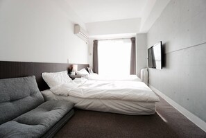 City Twin Room | Desk, soundproofing, iron/ironing board, free WiFi - Hostel 758 Nagoya4S (Nagoya)