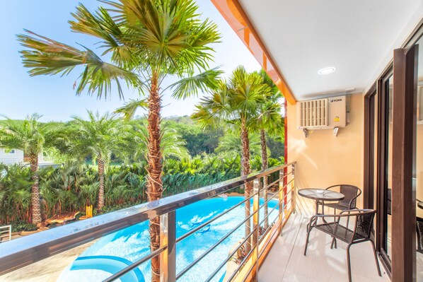 Premier-Apartment | Blick vom Balkon