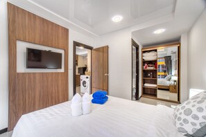 1 bedroom, in-room safe, blackout curtains, iron/ironing board