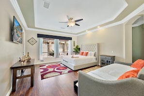 6 bedrooms, desk, iron/ironing board, WiFi - Rio: Pool, Spa, Fire Pits, Ping Pong, BBQ (Indio)