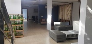 Sitteområde i lobbyen