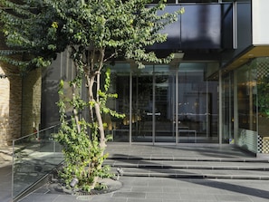 Entrée de l’hébergement