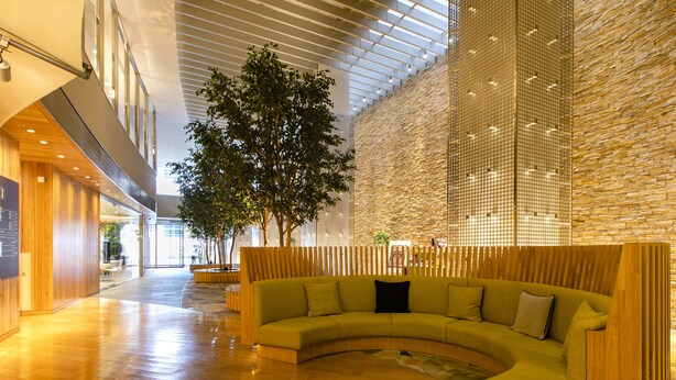 Sitteområde i lobbyen