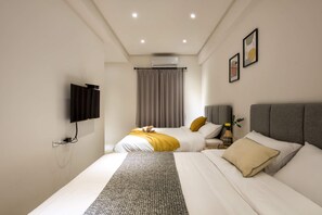 Apartamento | 3 quartos, cortinas blackout, Wi-Fi de cortesia, roupa de cama