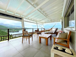 Property grounds - Luxury villa, view of Malendure bay, Cousteau reserve and salt pool (Bouillante)