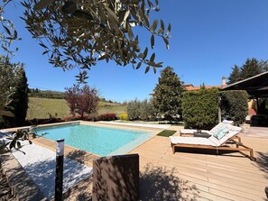 Outdoor pool - HOLIDAY HOUSE LA FARFALLA (1st Floor) Deep Tuscan Countryside (San Miniato)
