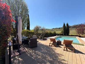 Outdoor pool - HOLIDAY HOUSE LA FARFALLA (1st Floor) Deep Tuscan Countryside (San Miniato)