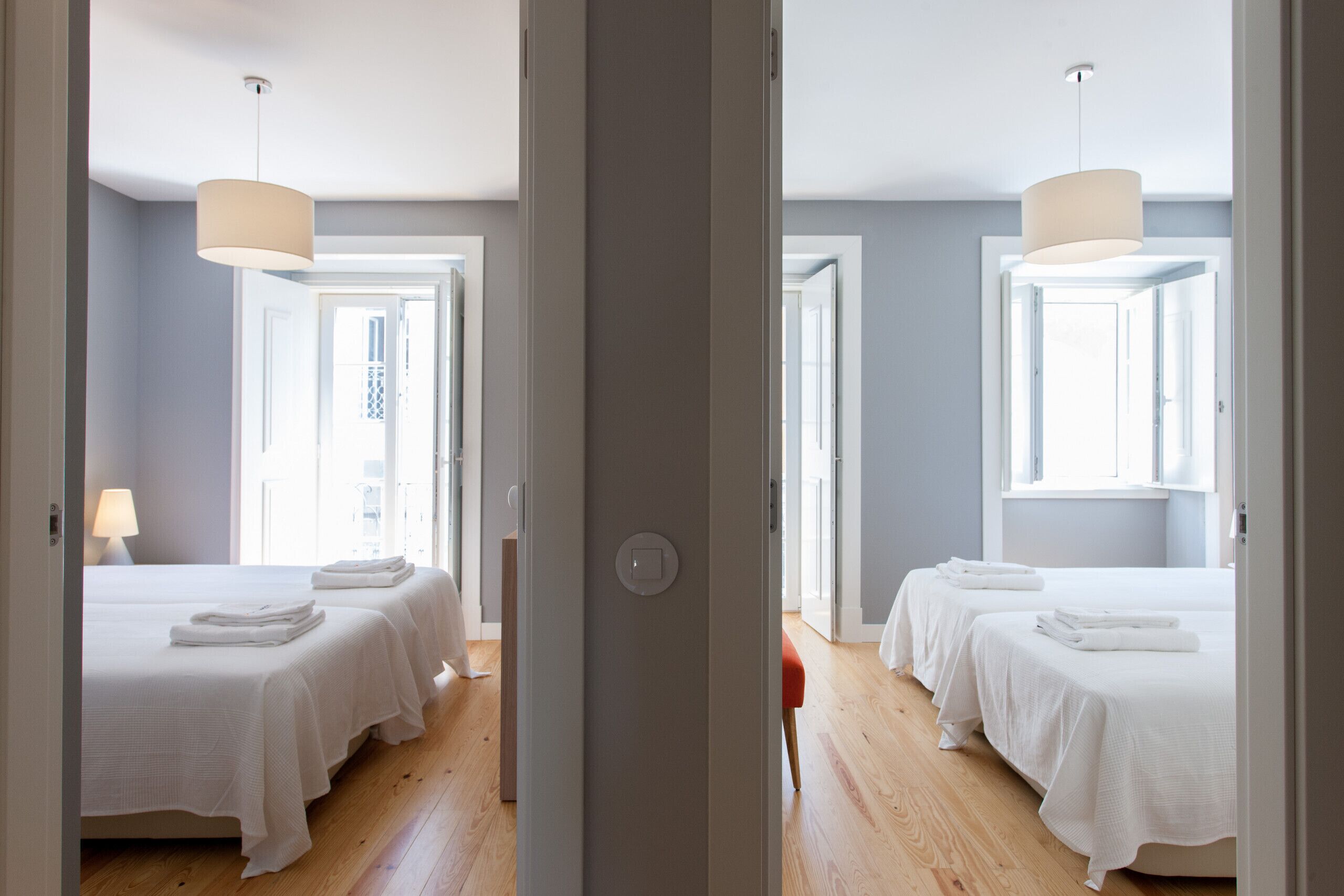 2 多间卧室、熨斗/熨衣板、免费 WiFi、床单