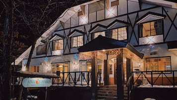 Front of property - evening/night