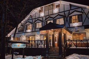 Front of property – evening/night - Apricot (Hakuba)