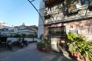 Voorkant van accommodatie