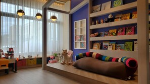 Sala de estar en el lobby