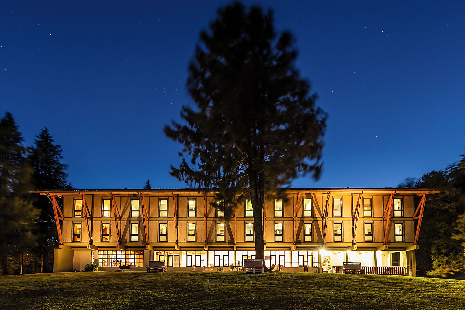 Façade de l’hébergement
