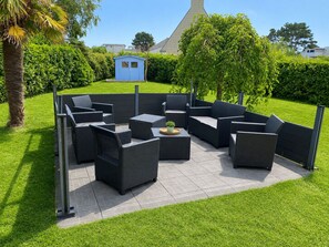 Terrace/patio - Élégante et cosy, maison classée 3*, à quelques pas de la plage du Teven (Île-Tudy)
