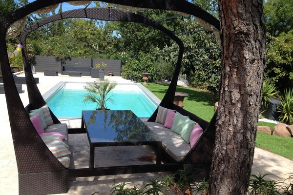 Piscine extérieure, piscine chauffée