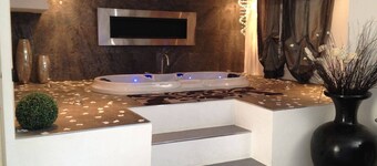 Suite 100m2, have 1000m2, privat swimmingpool og jacuzzi 35 km fra St. Tropez