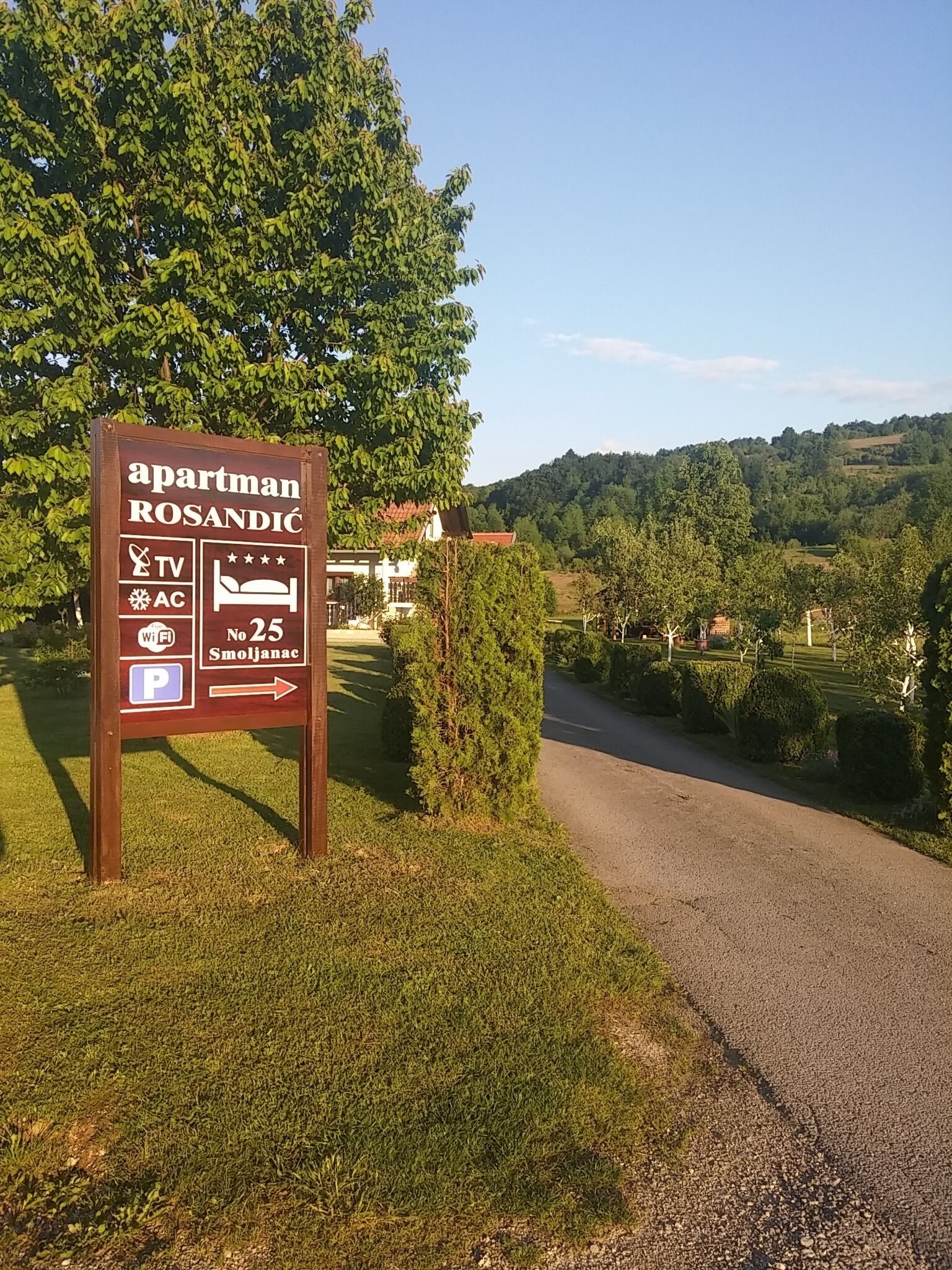 Overnattingsstedets uteområder