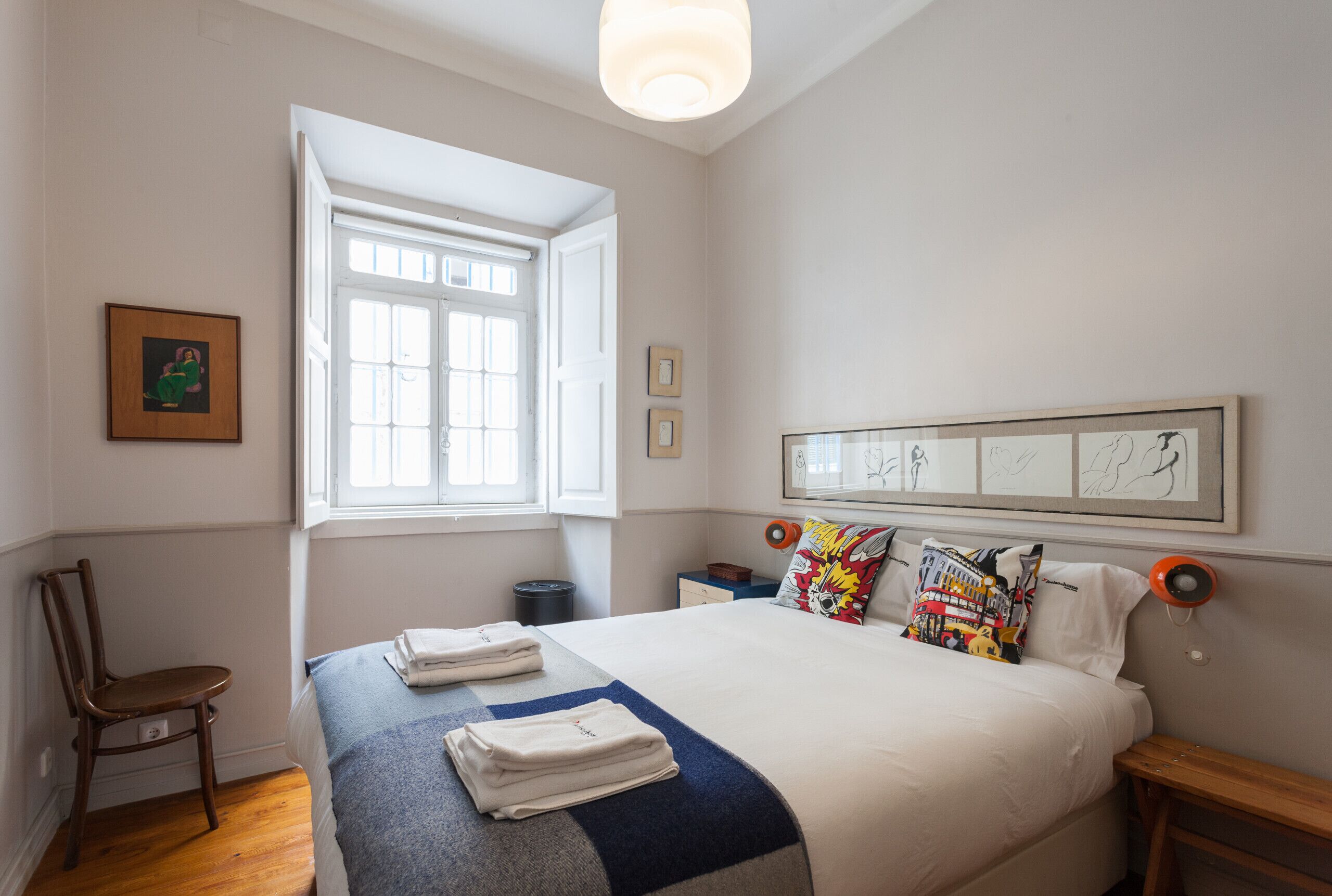 2 bedrooms, iron/ironing board, free WiFi, bed sheets