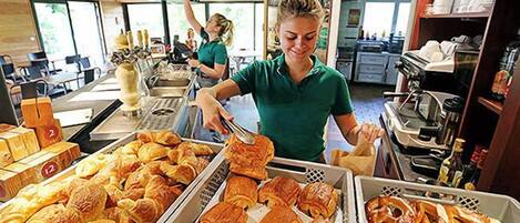 Continental breakfast for a fee