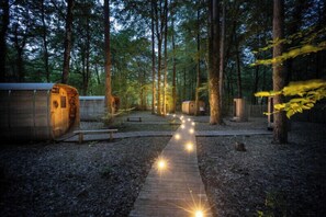 Een sauna, een bubbelbad