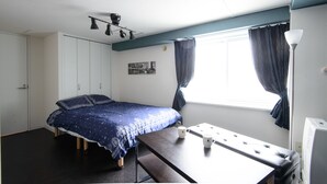 1 bedroom, iron/ironing board, WiFi (free), bed sheets - Ambrosia room201 (Sapporo)