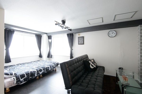1 bedroom, iron/ironing board, free WiFi, bed sheets - Ambrosia room201 (Sapporo)
