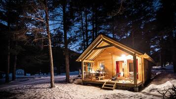 Familie chalet | Terras