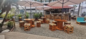 Poolside bar