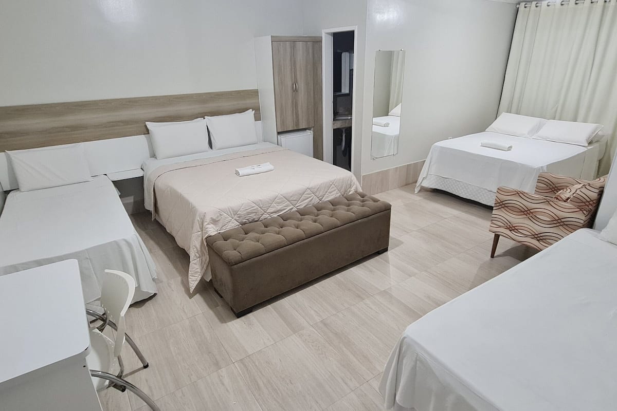 1 bedroom, minibar, desk, laptop workspace