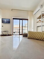 Deluxe Studio | Premium bedding, down comforters, memory foam beds