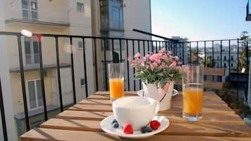 Family Double Room, 1 Bedroom, City View | Balcony