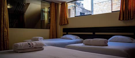 Basic Triple Room, 3 Twin Beds | Free WiFi, bed sheets